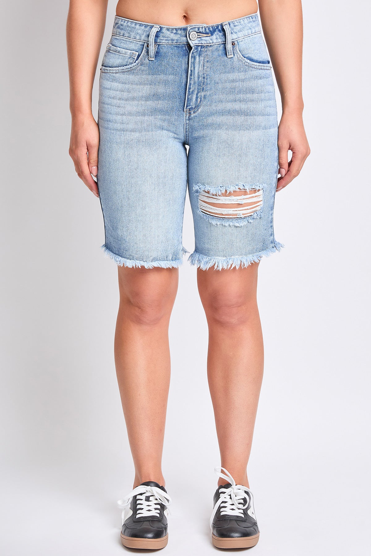 Boyfriend fit jean shorts online