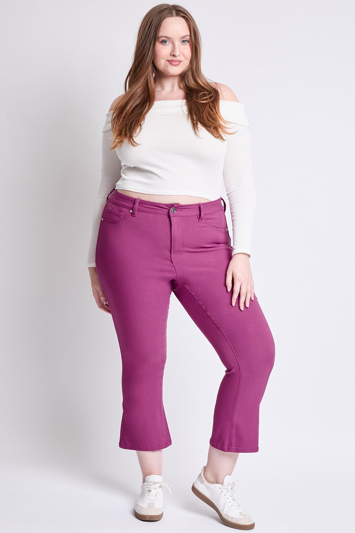 Plus Hyperstretch Cropped Kick Flare Pants - Pre-Order, Pack of 6 (SHIP 11/08/24)