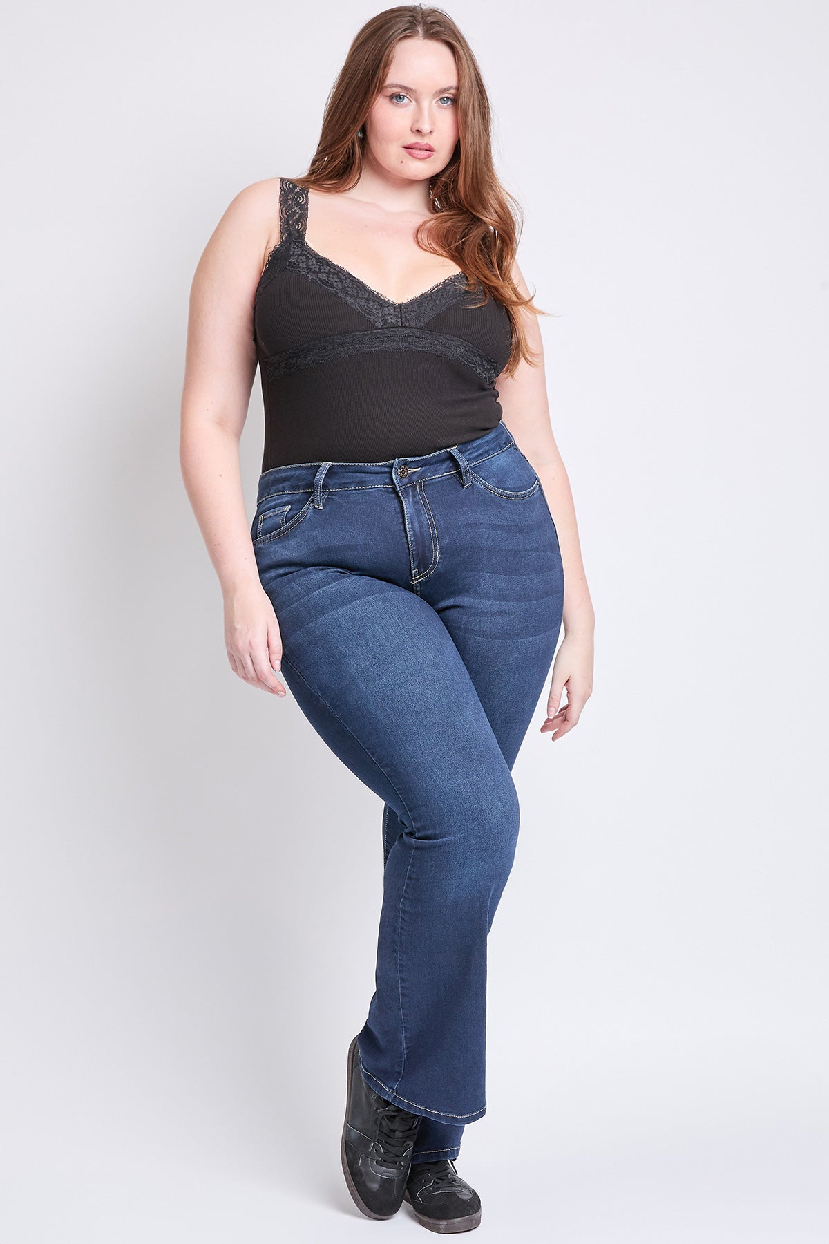 Plus Size Hyper Denim Super Stretchy Flare Jean, Pack Of 6