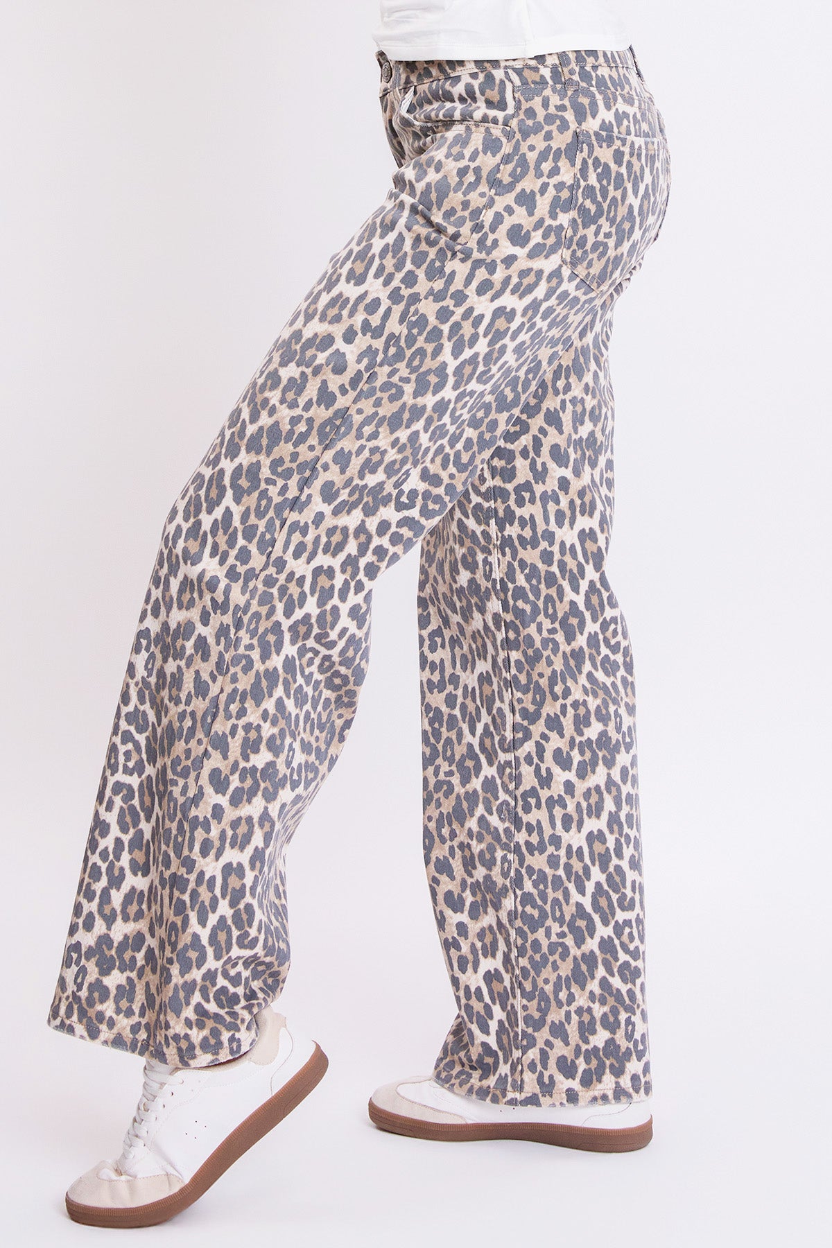 Low Rise Animal Print Wide Leg Pant, Pack of 12