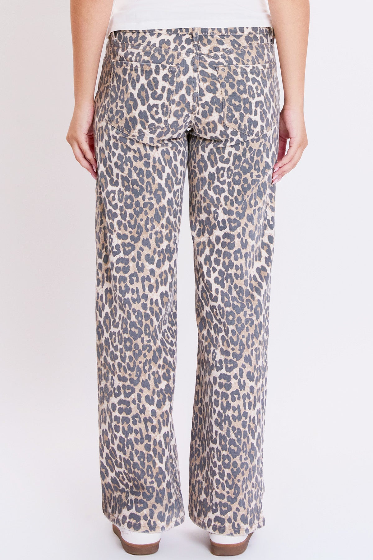 Low Rise Animal Print Wide Leg Pant, Pack of 12