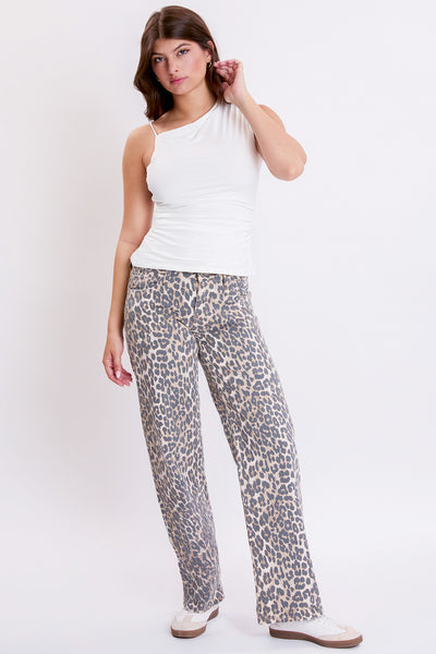 Low Rise Animal Print Wide Leg Pant, Pack of 12