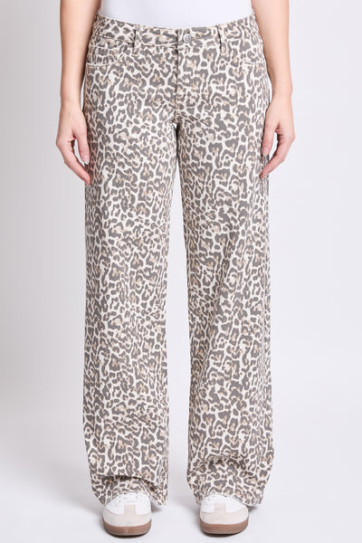 Low Rise Animal Print Wide Leg Pant, Pack of 12