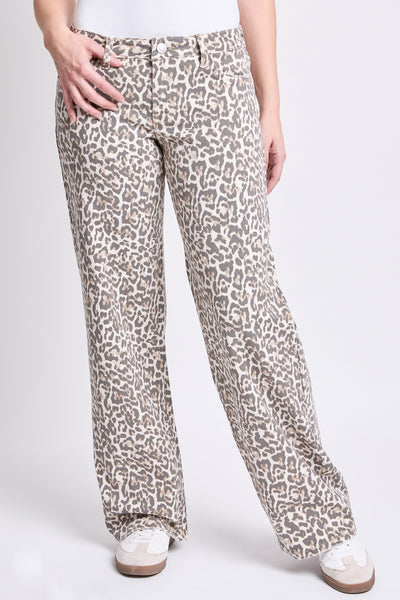 Low Rise Animal Print Wide Leg Pant, Pack of 12