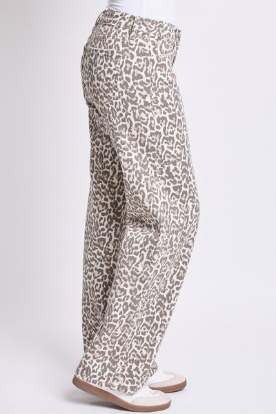 Low Rise Animal Print Wide Leg Pant, Pack of 12