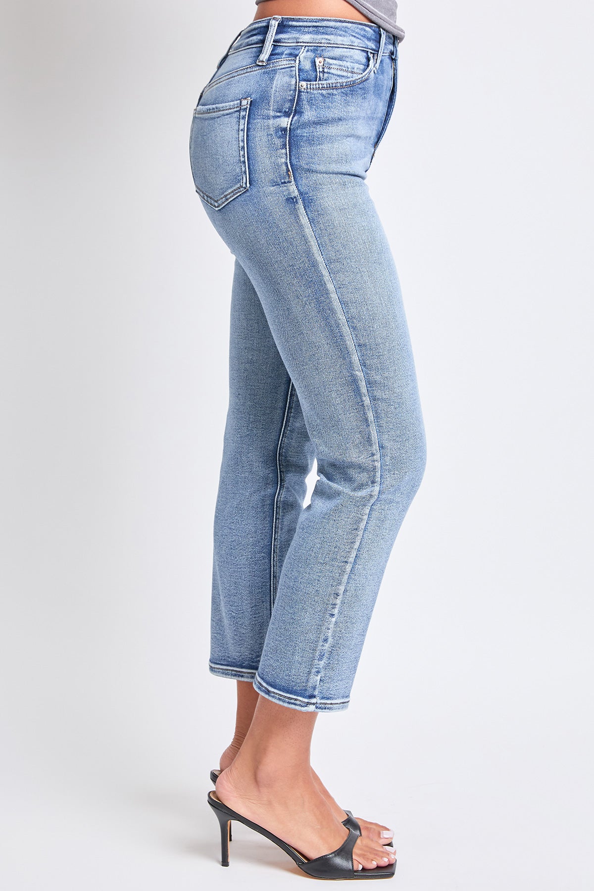 High Rise Vintage Stretch Straight Leg Crop Jeans, Pack of 12