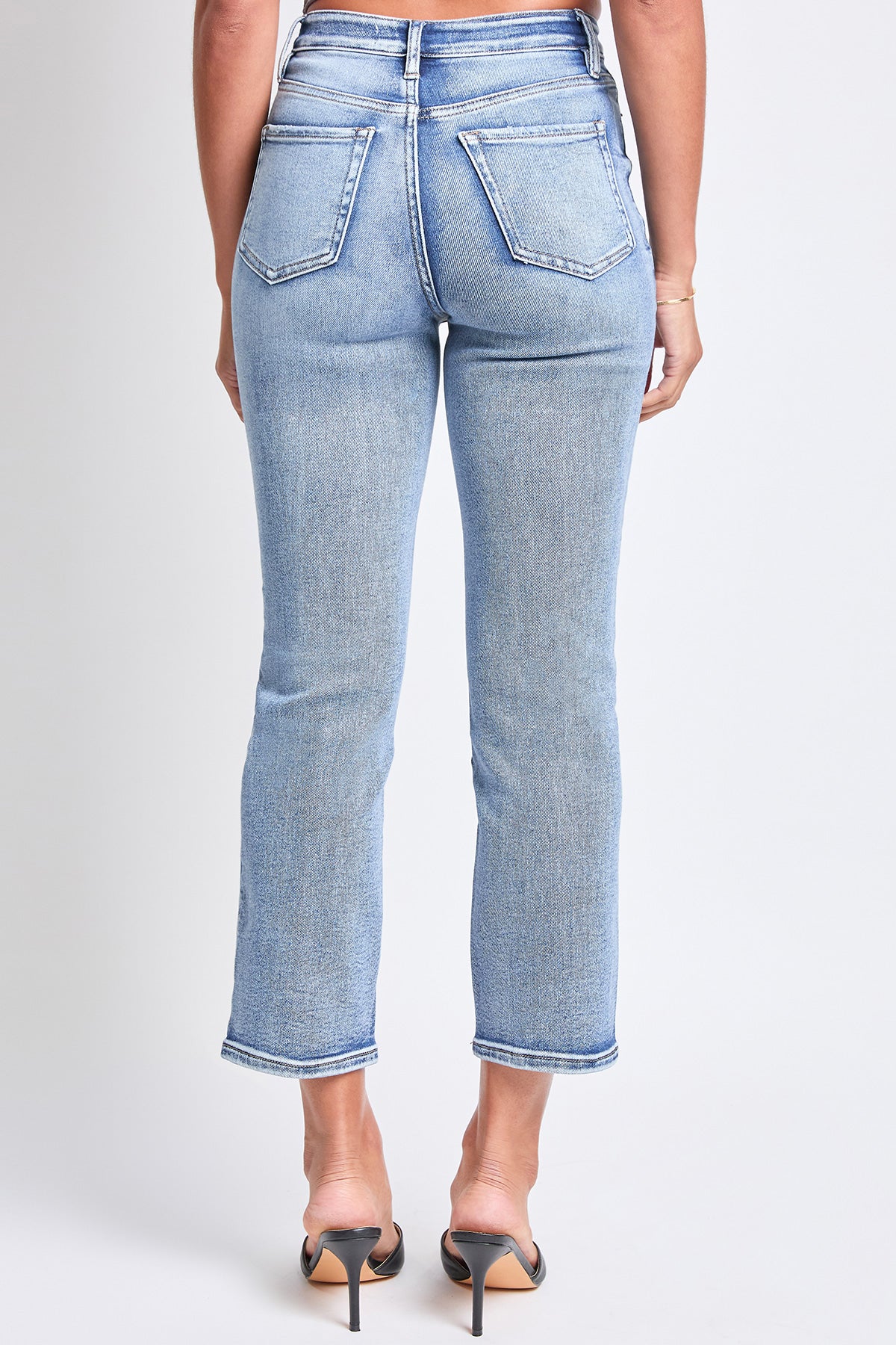 High Rise Vintage Stretch Straight Leg Crop Jeans, Pack of 12