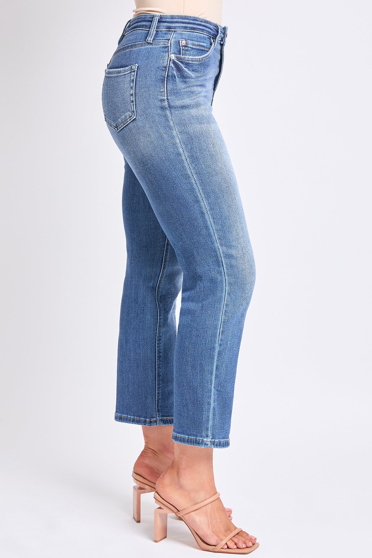 High Rise Vintage Stretch Straight Leg Crop Jeans, Pack of 12