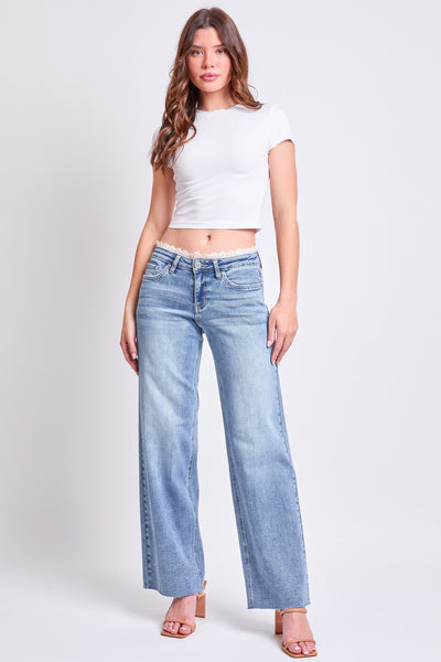 Low Rise Lace Trim Wide Leg Jean, Pack of 12