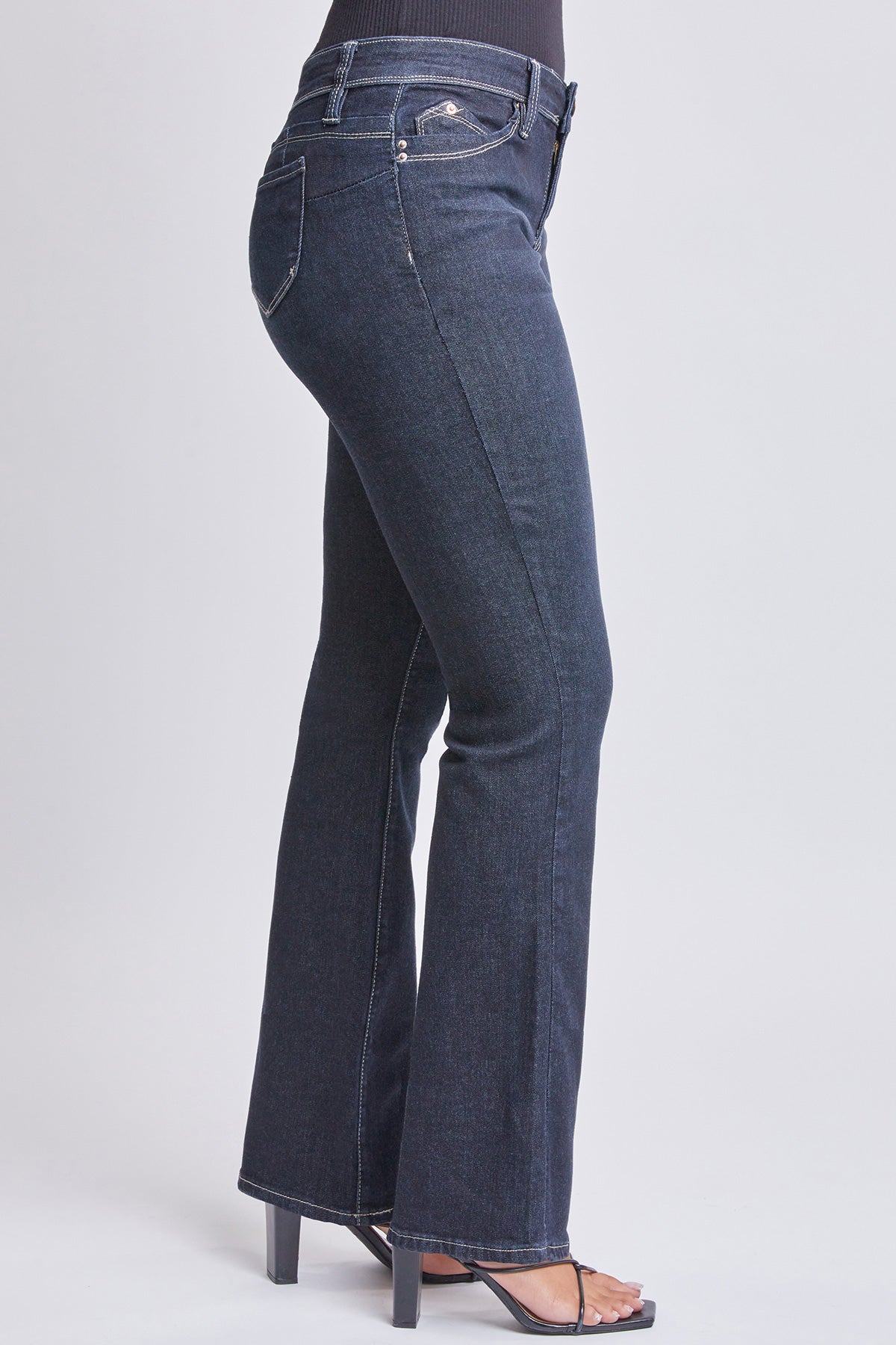 Panhandle Slim® Women's Junior Mid Rise Boot Cut Stretch Denim Jeans –  Solano's Boot & Western Wear
