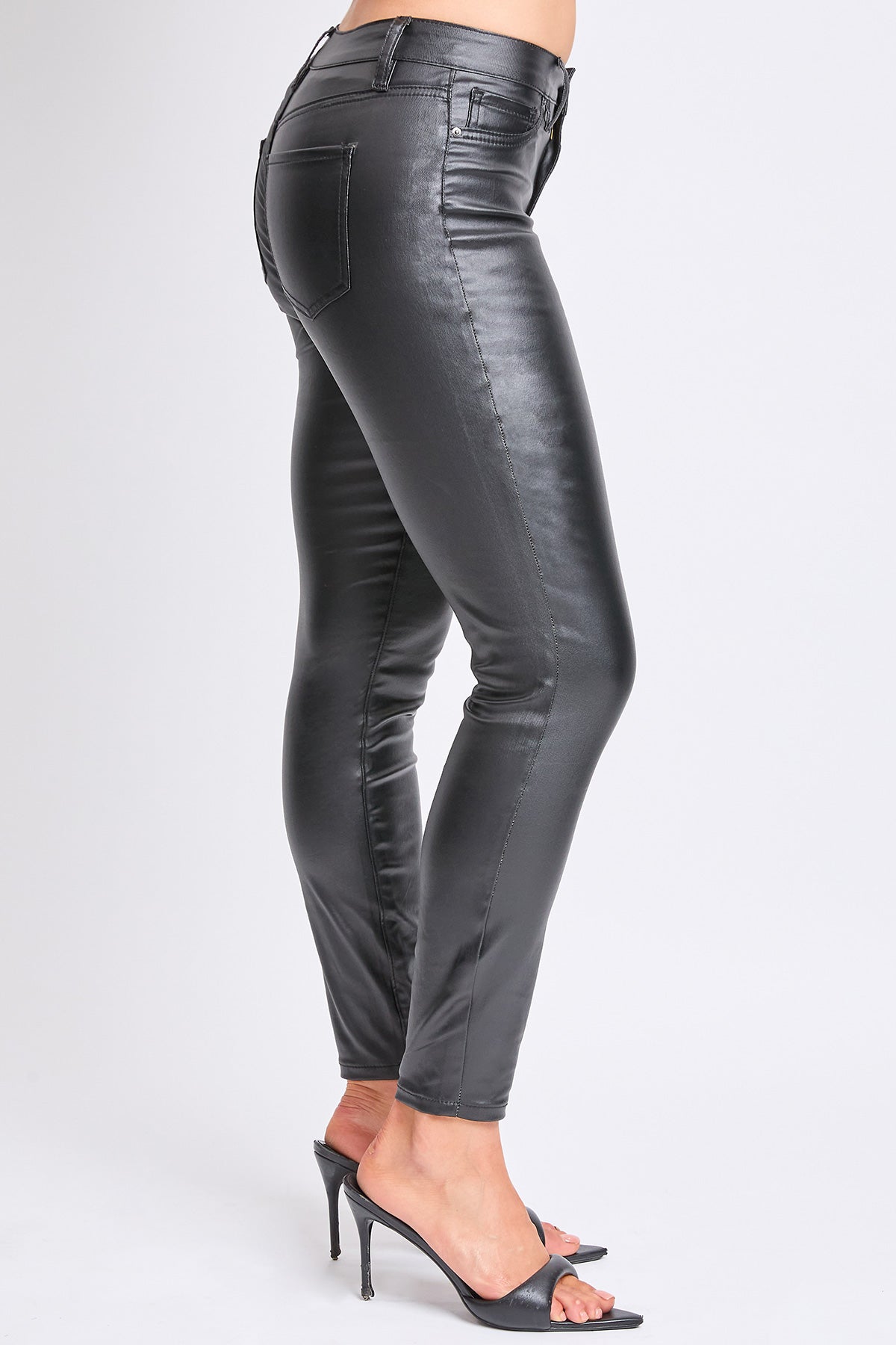 High Rise Skinny Faux Leather Pants, Pack of 12