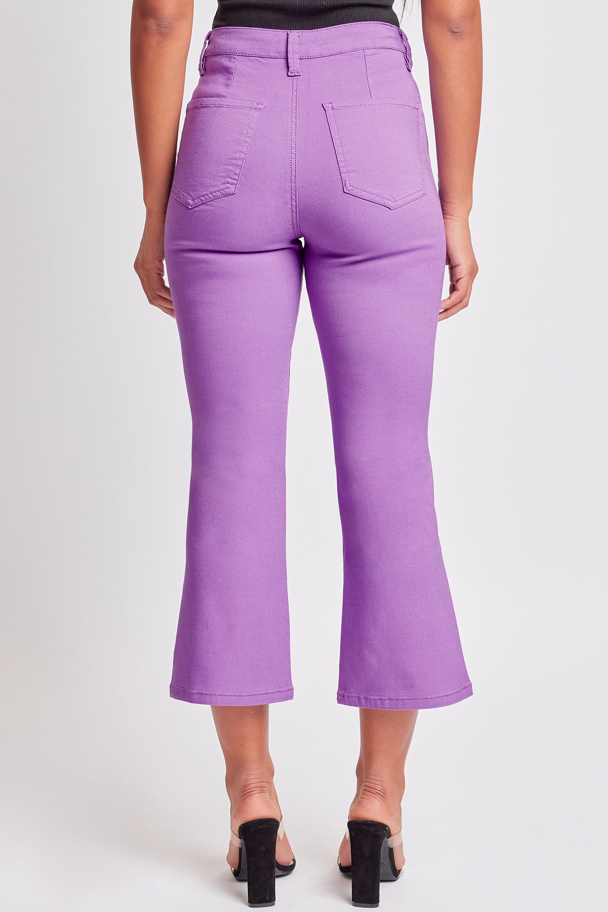 YMI Hyperstretch Cropped Wide Leg Pants in Lavender – Jules & James Boutique