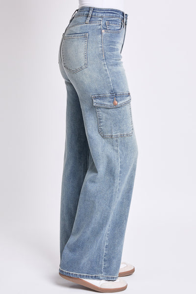 High Rise Skater Cargo Wide Leg Jeans, Pack of 12