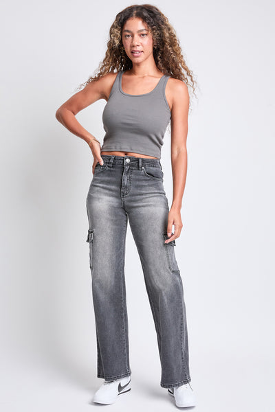 High Rise Wide Leg Skater Cargo Jeans PRE-ORDER, Pack of 12 (SHIP 10/25/24)