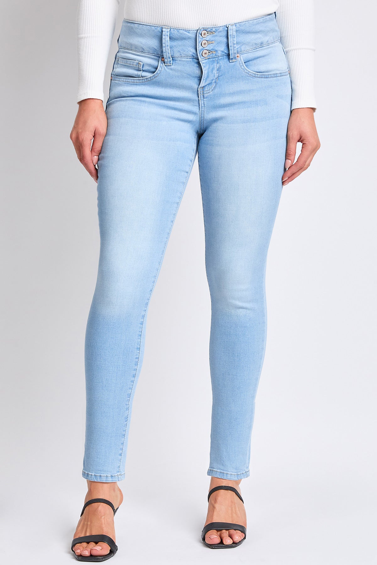 Petite 3 Button High-Rise Skinny Jean 12 Pack