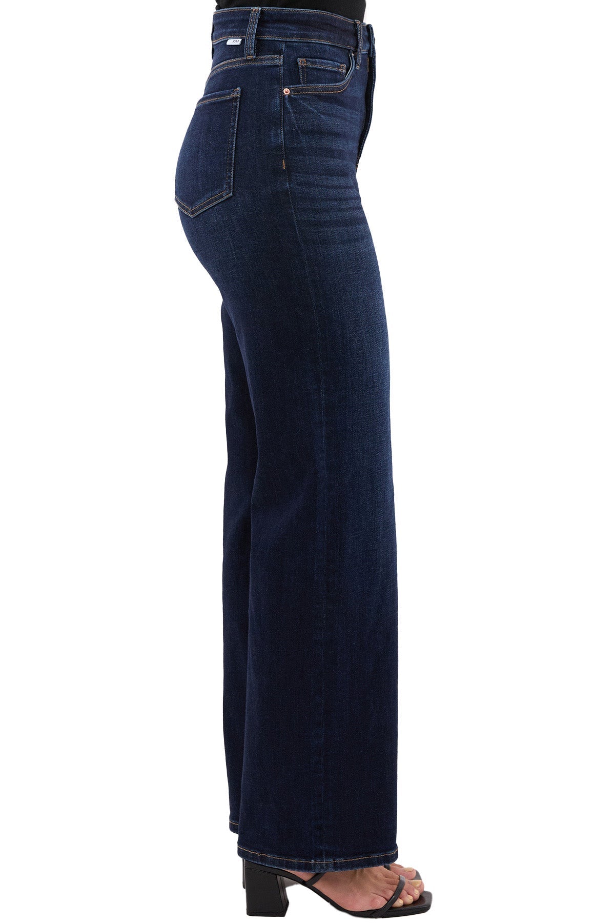 Hailey High Rise Slim Wide Leg Jeans