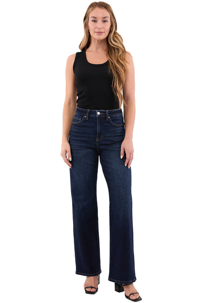 Hailey High Rise Slim Wide Leg Jeans