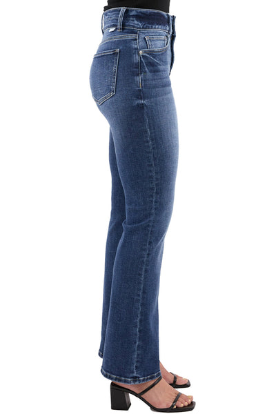 Mia High Rise 2-Button Bootcut Jeans