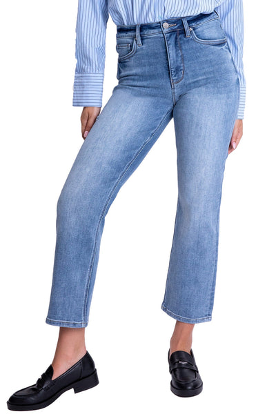 Dylan High Rise Cropped Straight Leg Jeans (PRE-ORDER SHIP 3/14/25)