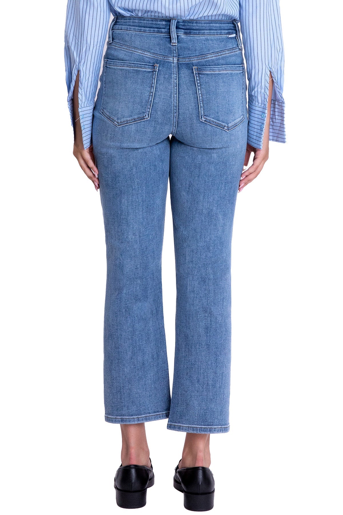 Dylan High Rise Cropped Straight Leg Jeans (PRE-ORDER SHIP 3/14/25)