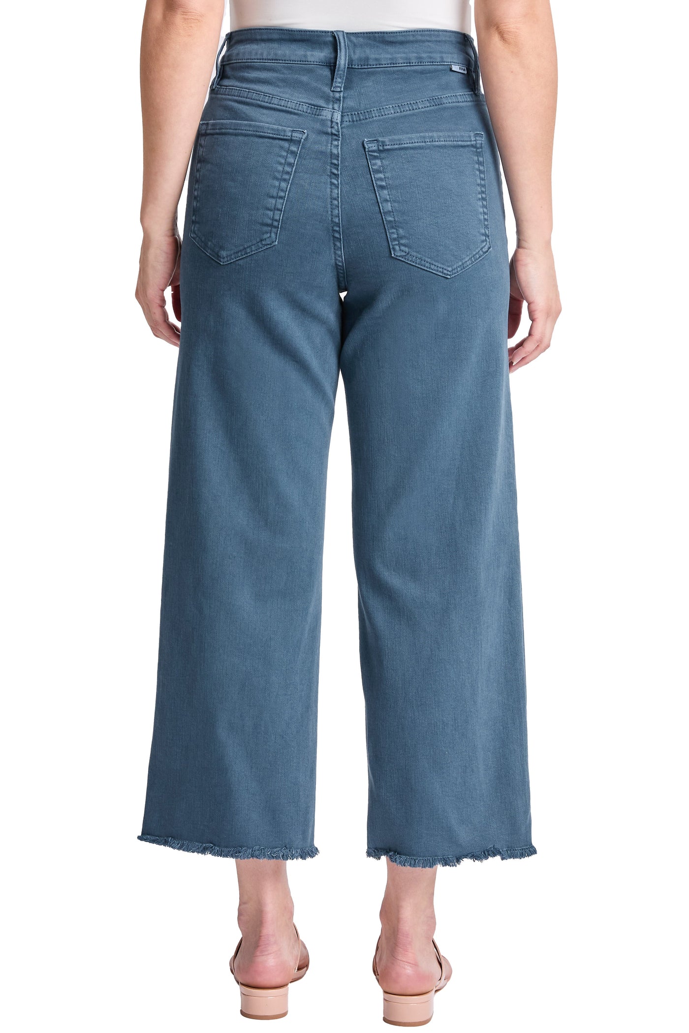 Chloe High Rise Cropped Wide Leg Jeans