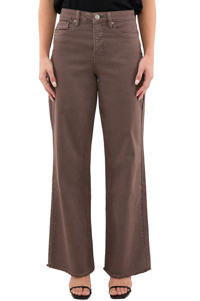 Chloe High Rise  Frayed Wide Leg Pants