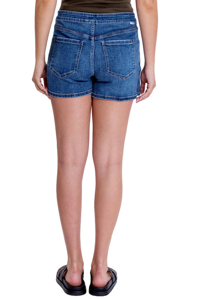 Asymmetrical Denim Skort (PRE-ORDER SHIP 3/14/25)