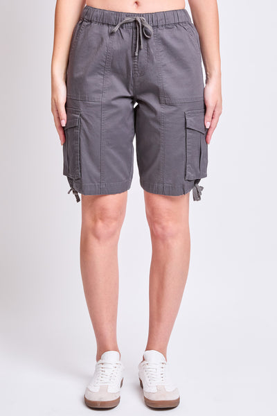 Junior Mid Rise Long Cargo Shorts, Pack Of 6