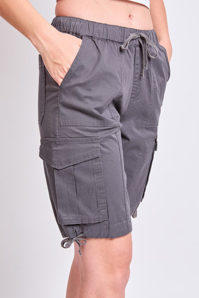 Junior Mid Rise Long Cargo Shorts, Pack Of 6