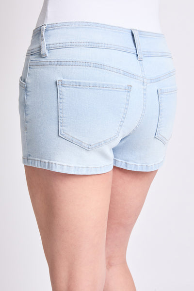 Low Rise 2 Button Slanted Pocket Denim Shorts, Pack of 12