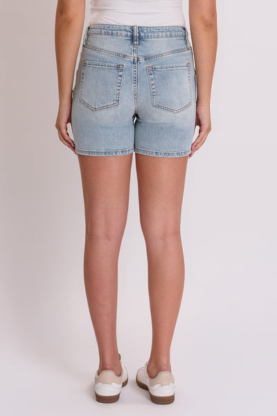 Mid Rise Long Denim Shorts, Pack of 12