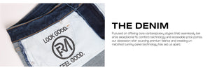 About us page website banner featuring the Denim part