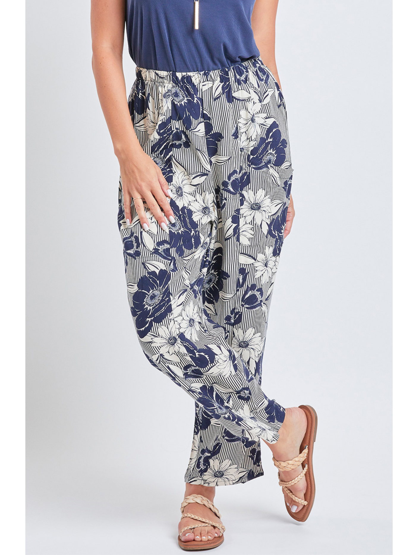 Missy Pull-On Relaxed Rise Pant W/Tapered Leg 6 Pack