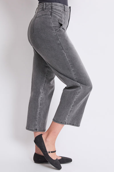 High Rise Crop Detailed Wide Leg Jeans, Pack of 12