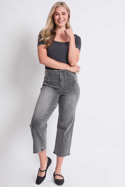 High Rise Crop Detailed Wide Leg Jeans, Pack of 12