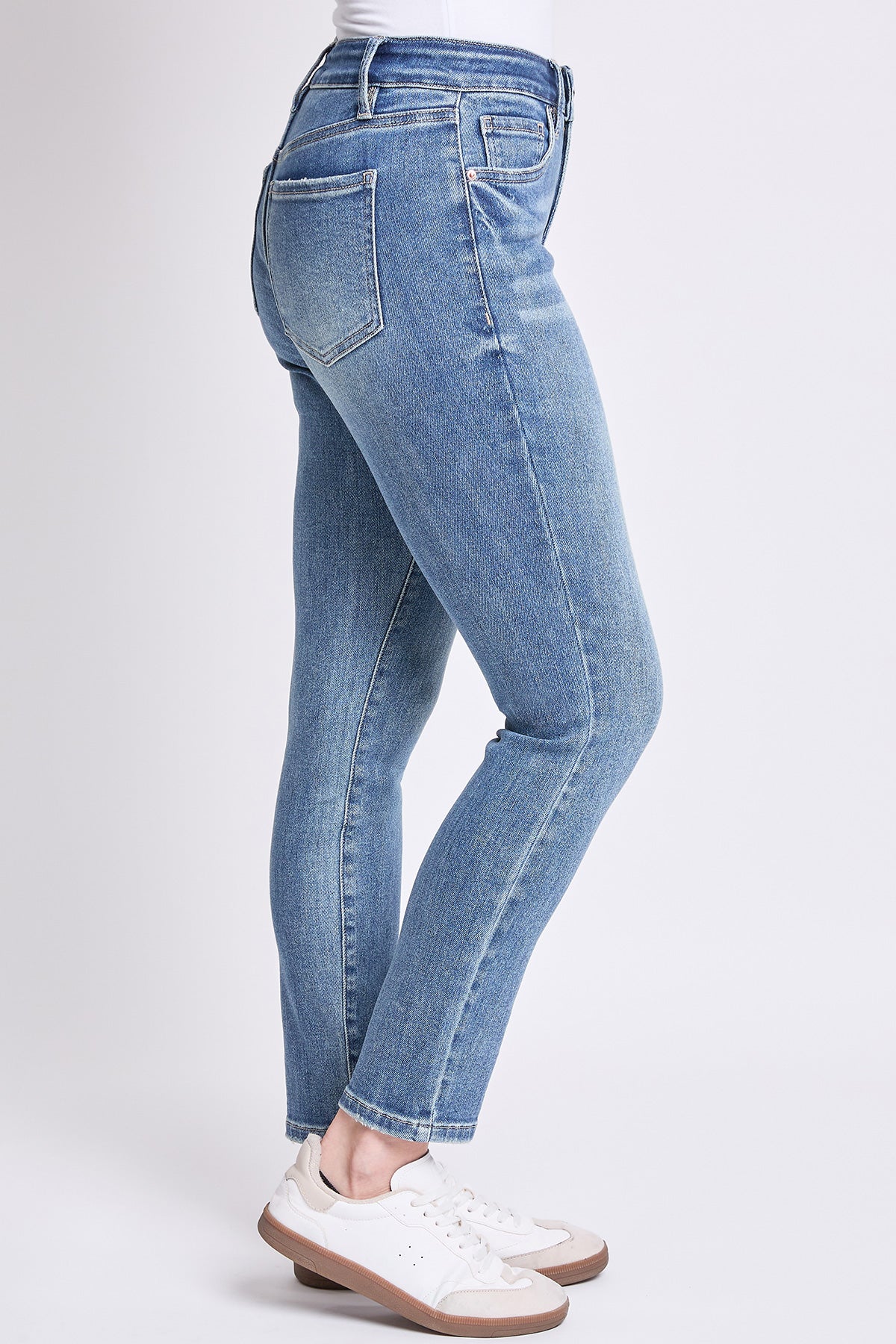 Plus Mid Rise Premium Stretch Skinny Jean