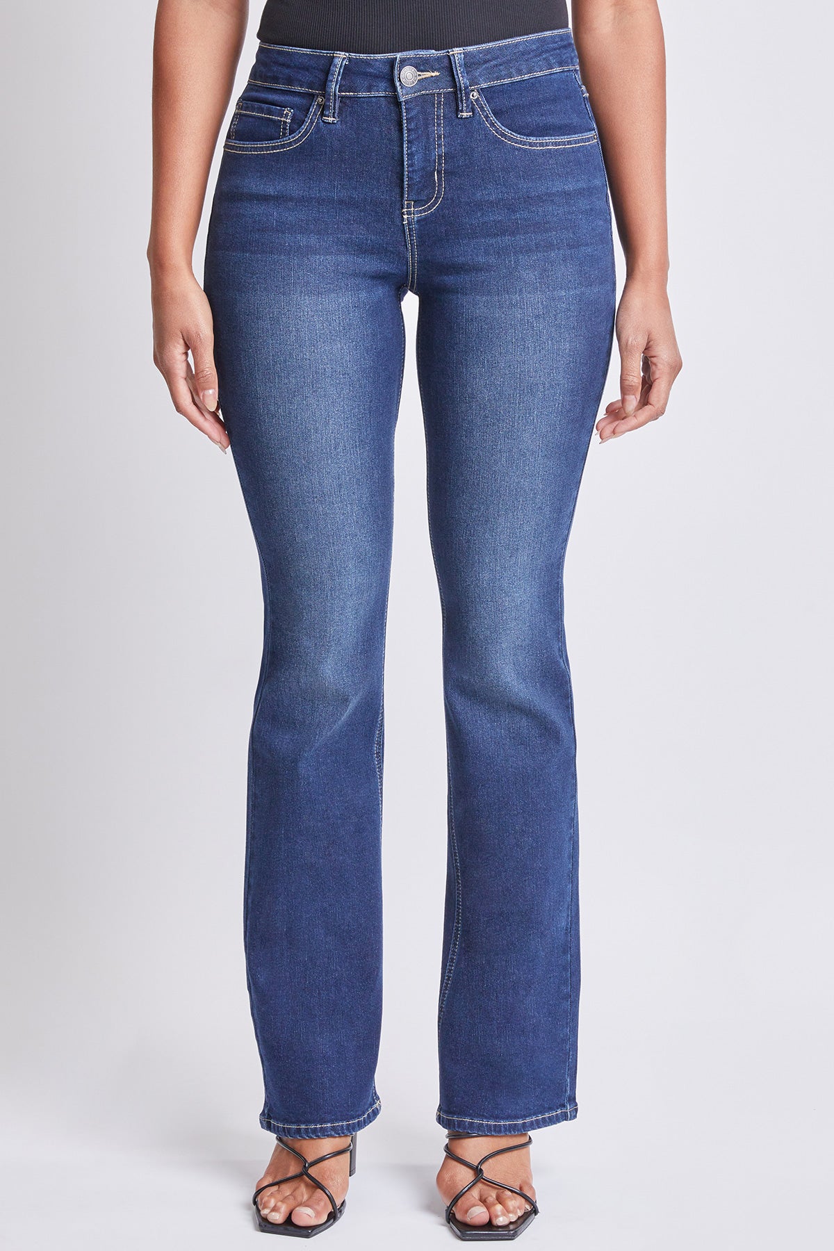 Suko Jeans Straight Leg Women's 6 Blue Low Rise Cotton Blend Flap Back  Pockets